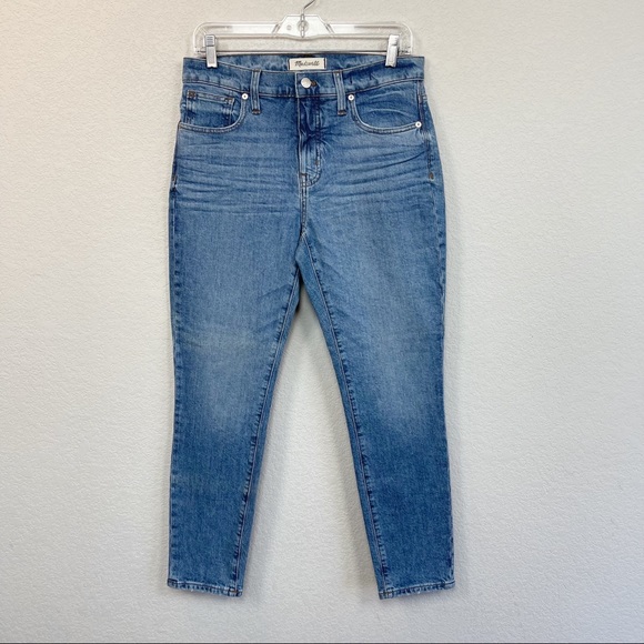 Madewell Denim - Madewell 9” High Rise Blue Denim Skinny Jeans 28